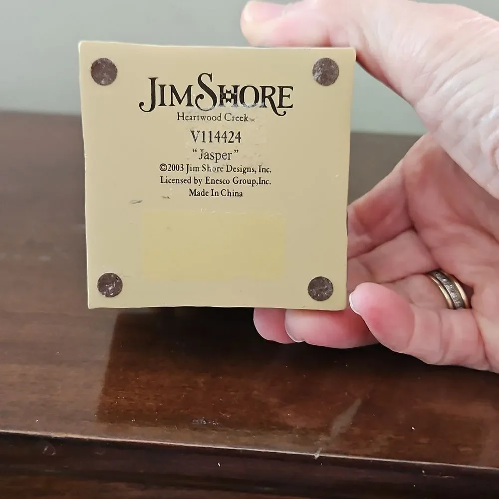Jim Shore Vintage "Jasper" Cat Figurine - Picture 6 of 8